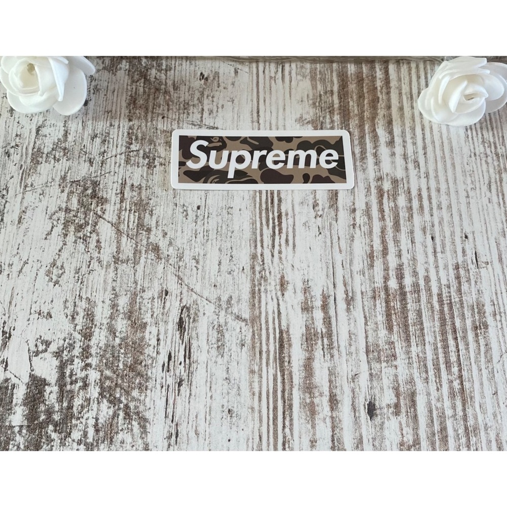 Brand new Supreme x Bape sticker